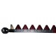 Knife assembly 670450 suitable for Claas for 6000 mm header - 83.5 serrated blades