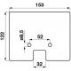 Elevator paddle 642644 suitable for Claas