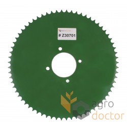 Piñon de cadena de cabeza Z30701 John Deere - Z[PARAM_18ó