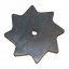 Drum cover plate sprocket - 617222 suitable for Claas