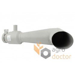 Engine muffler 649505 suitable for Claas
