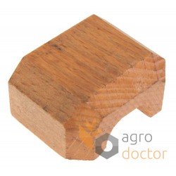 Cojinete de madera 785461 para Claas sacudidor de paja de cosechadora Claas - shaft 20 mm [Claas]