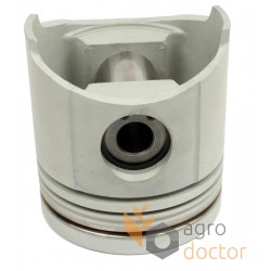 Piston with wrist pin for engine - AR79868 John Deere 3 rings